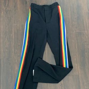 ZARA LONG PANTS WITH SIDE COLOR STRIPES